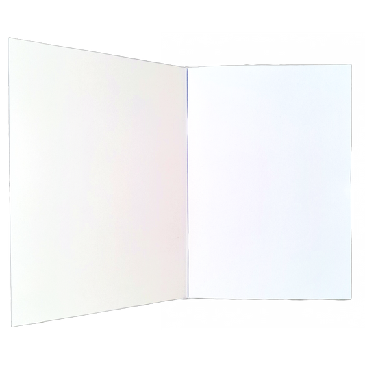 whimsical typography branch A5 plain notebook