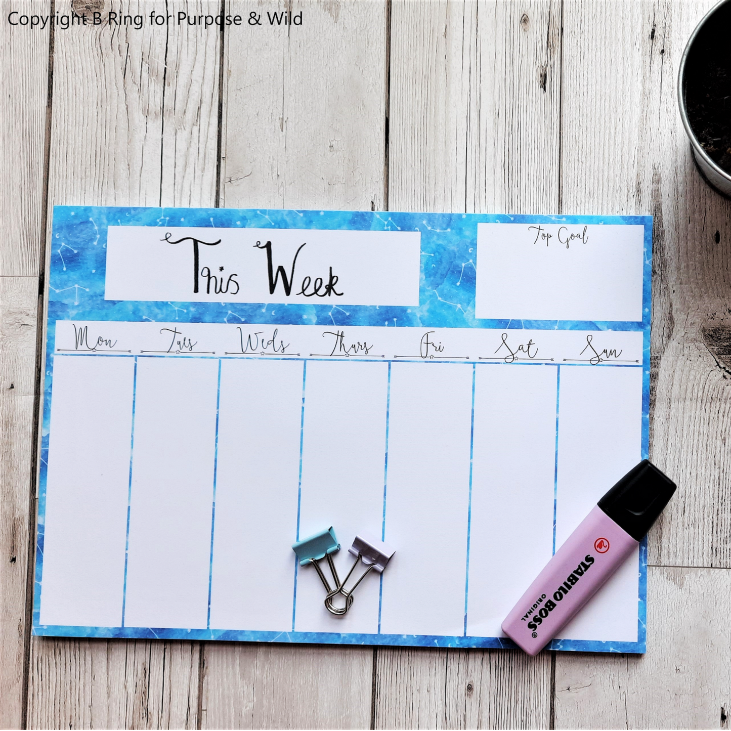 constellation weekly planner