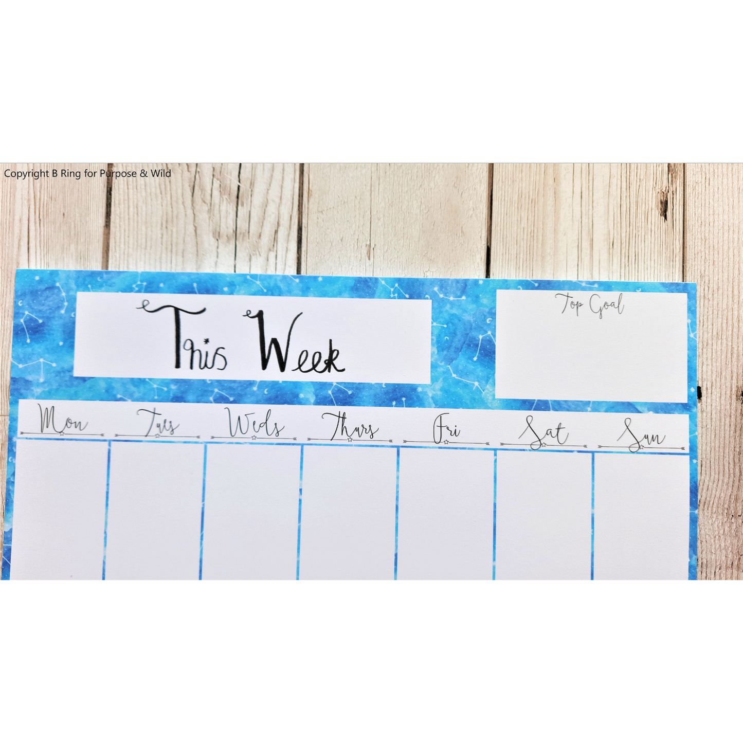 constellation weekly planner