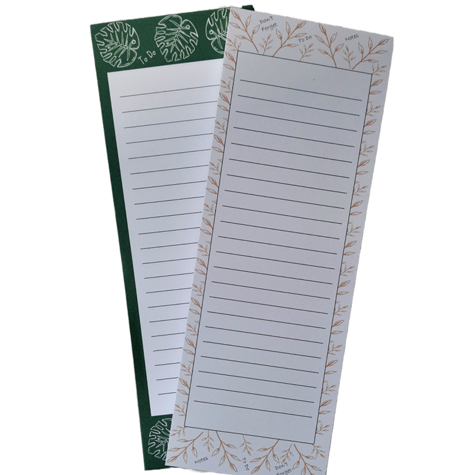 foliage list pad bundle recycled paper