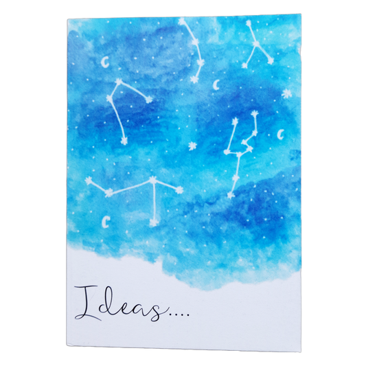 constellation A6 lined recycled notebook