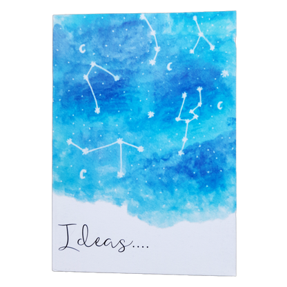 constellation A6 lined recycled notebook